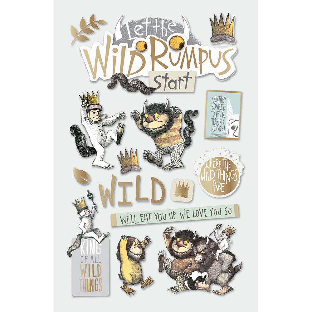  Where the Wild Things Are 3-D Stickers、mySite、ghnorth