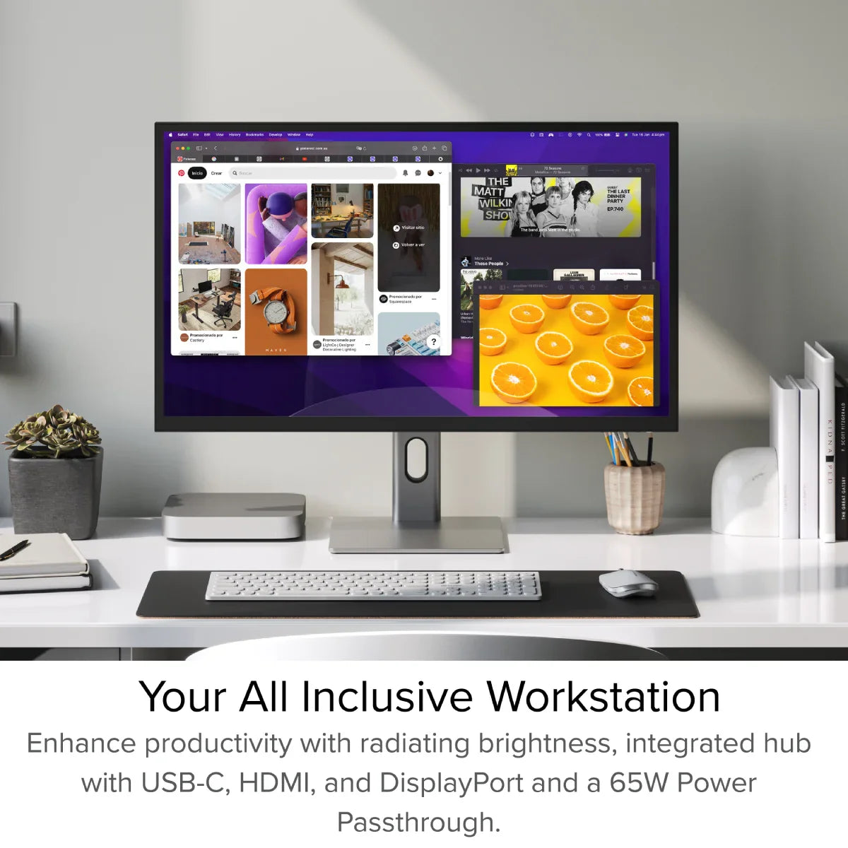 Clarity Max 32 UHD 4K Monitor with USB-C Power Delivery + Thunderbolt 4 BLAZE Hub、mySite、fannypackpong