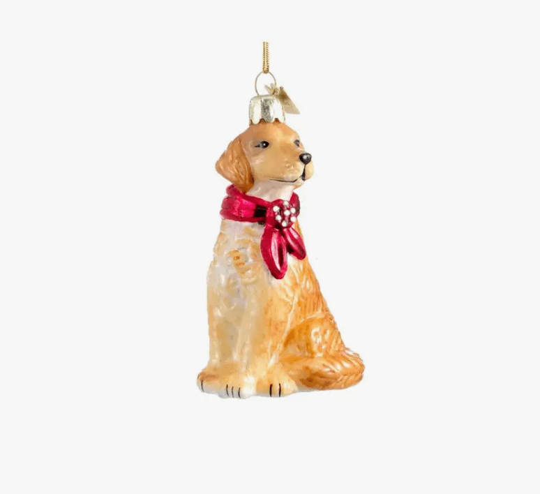 Golden Retriever Ornament 3.5Noble Gems Kurt S Adler、mySite、g9winljtr