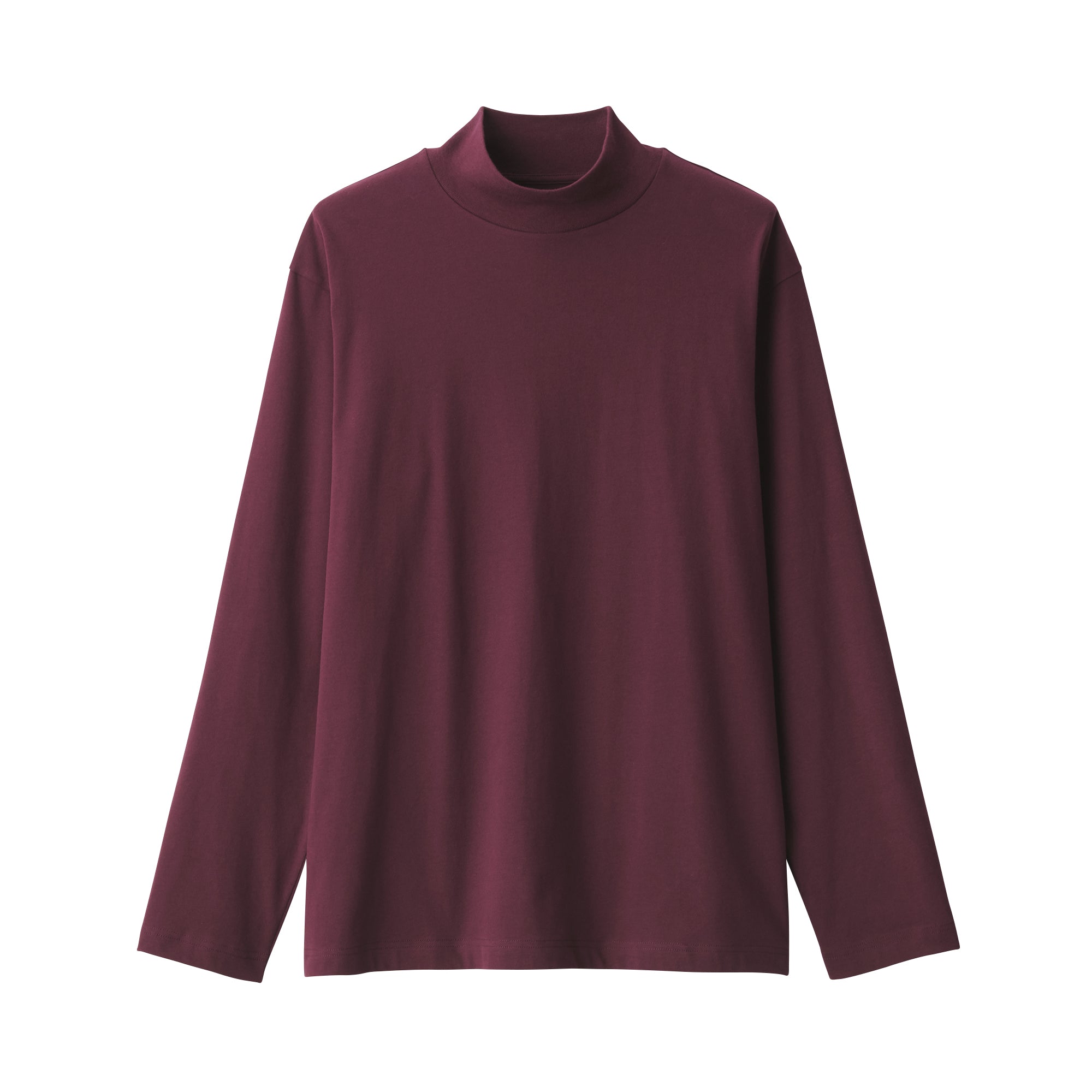  Men's Brushed High Neck Long Sleeve T-Shirt、mySite、sugarbowlscore
