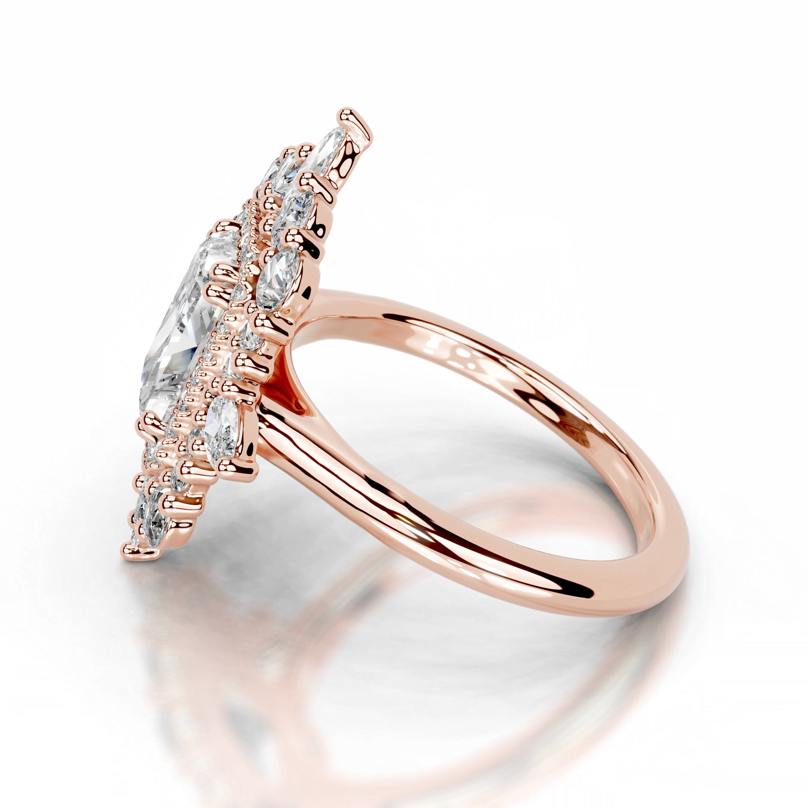 Alberta Lab Grown Diamond Ring - 14K Rose Gold、mySite、hinf8tx79
