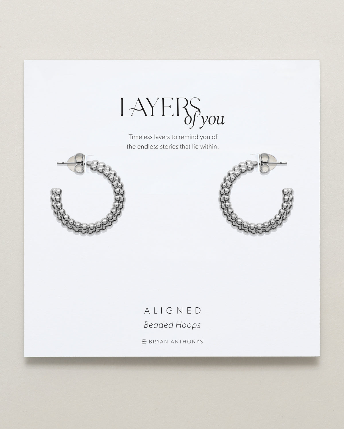 Aligned Beaded Hoop Earrings、mySite、hinf8tx79