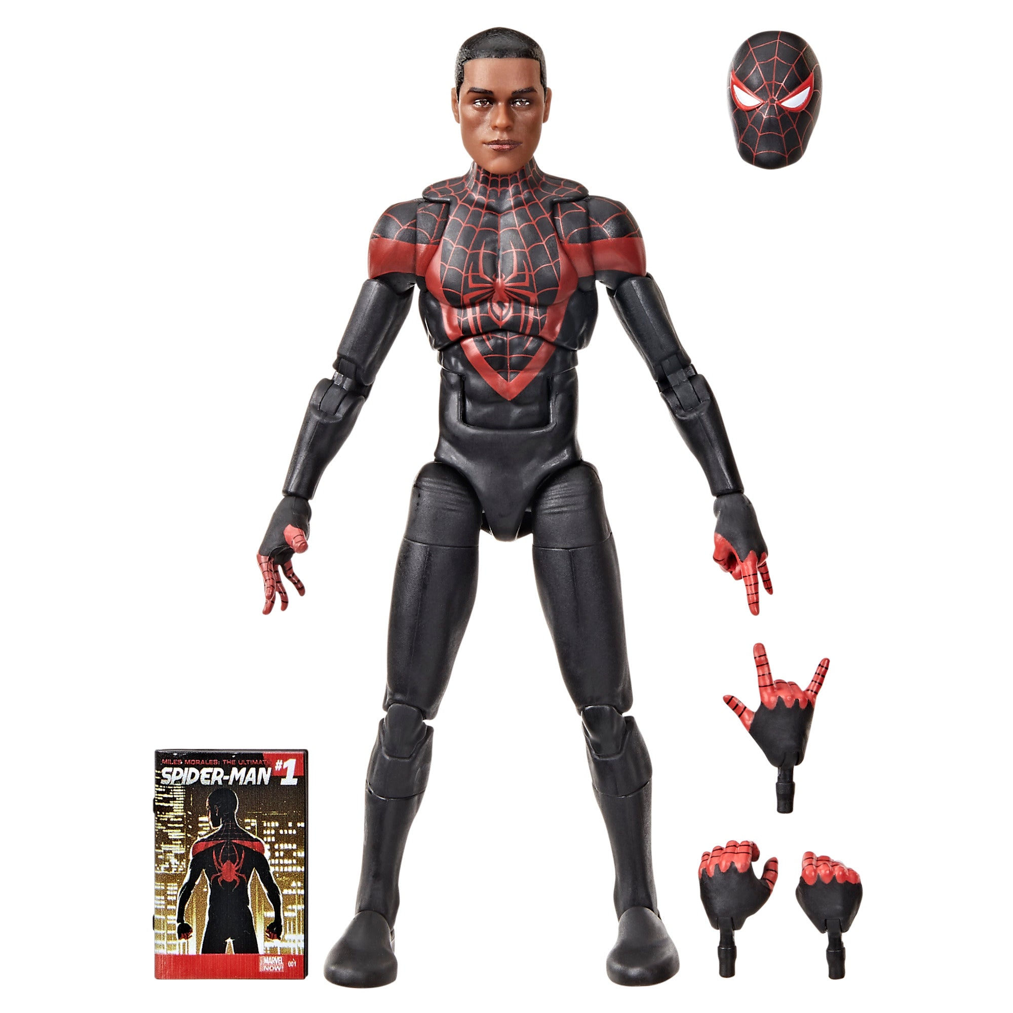 Marvel Legends Series Ultimate Miles Morales Spider-Man (2014's Ultimate Spider-Man #1 Mini-Comic)、mySite、hgirdovlk