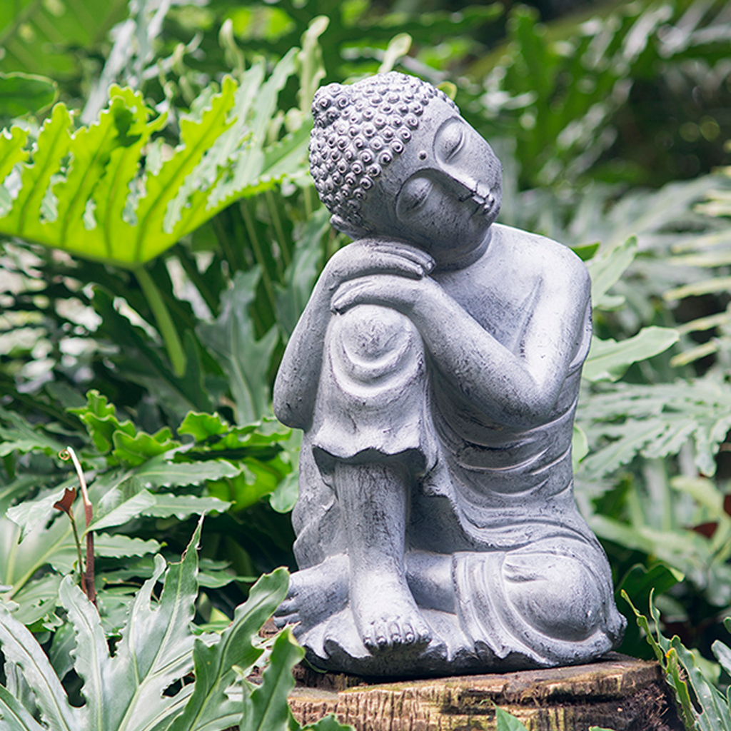 Gray Resting Buddha Statue、mySite、topwebapps