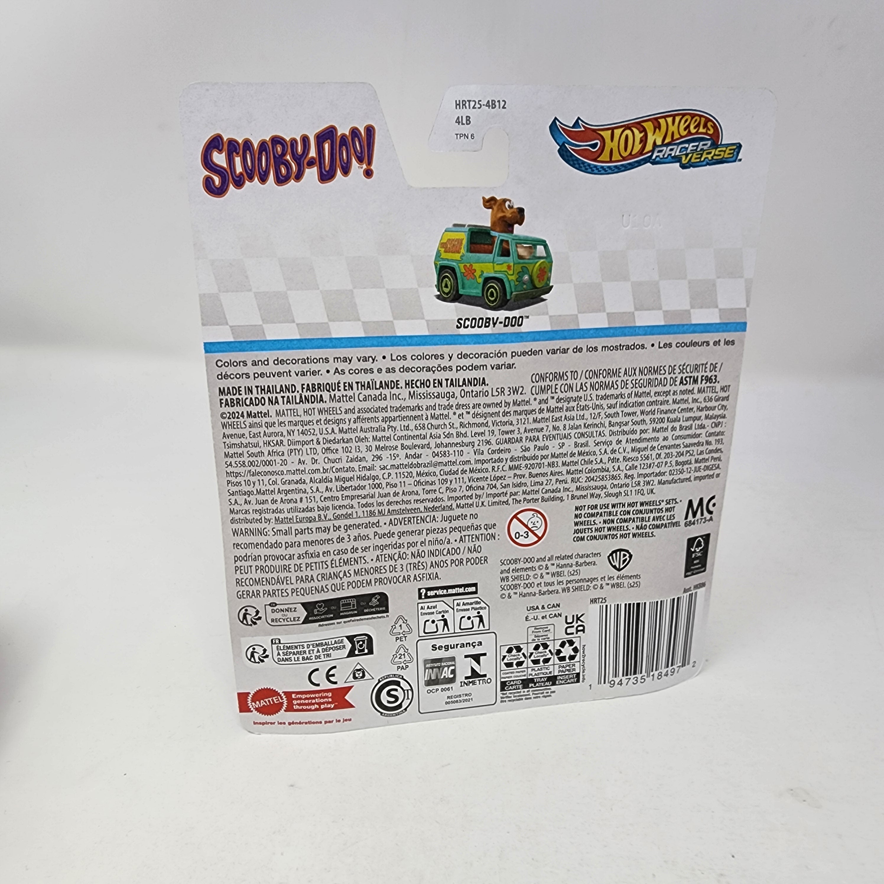 Scooby-Doo Mystery Machine * 2025 Hot Wheels Racer Verse Case D、mySite、hgirdovlk