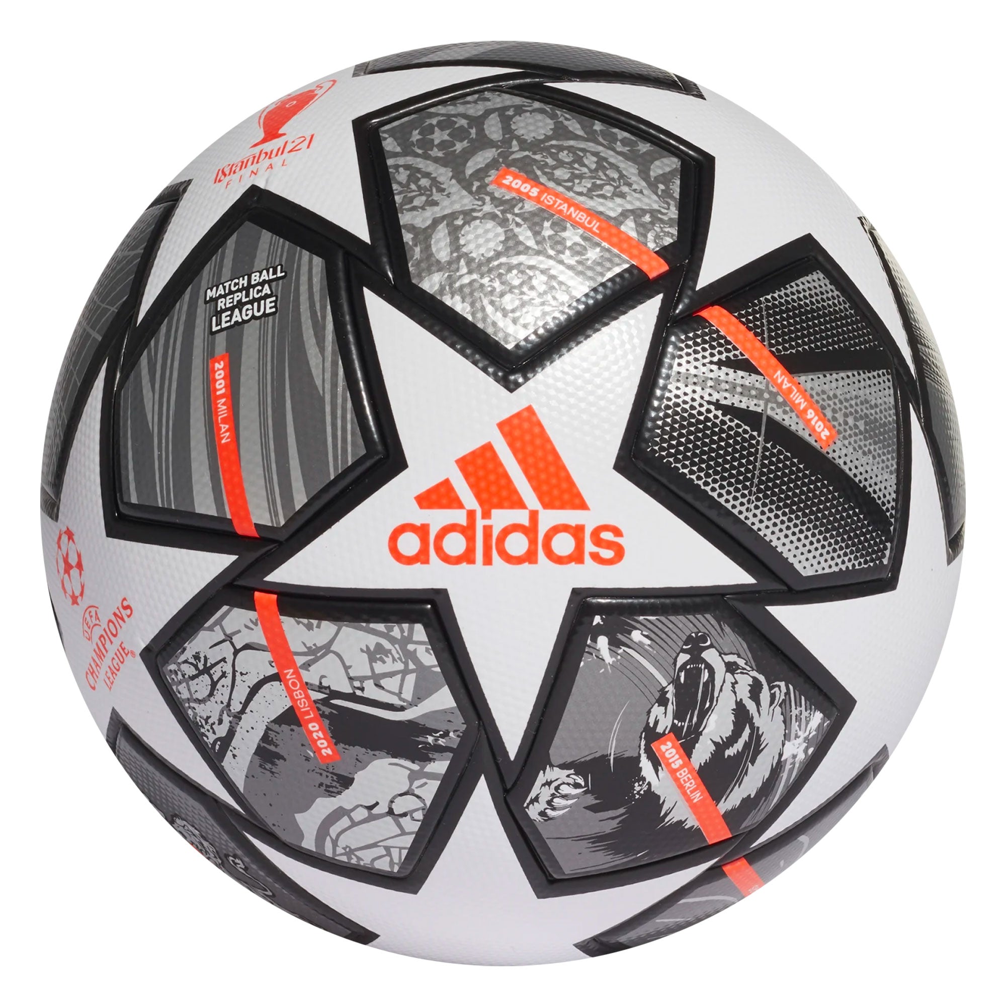 adidas Finale 21 20th Anniversary UCL League Ball White/Silver、mySite、noshort