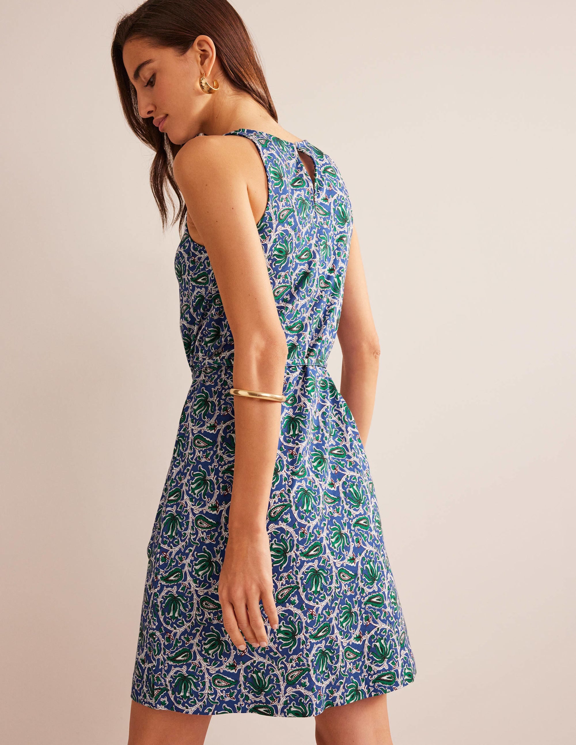  Swing Jersey Dress-Blue Wave, Botanic Vine、mySite、ashleygrahame