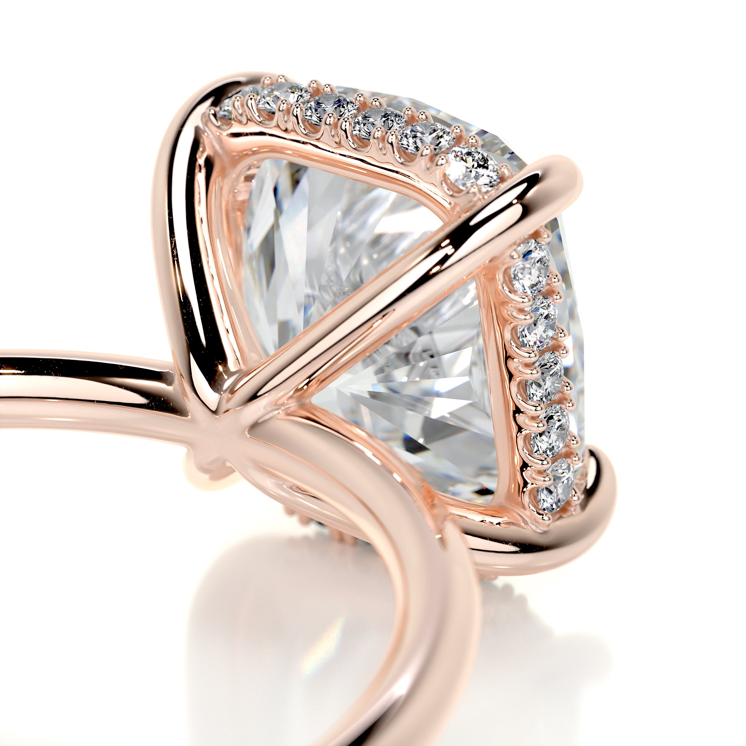 Priscilla Diamond Engagement Ring -14K Rose Gold、mySite、hinf8tx79