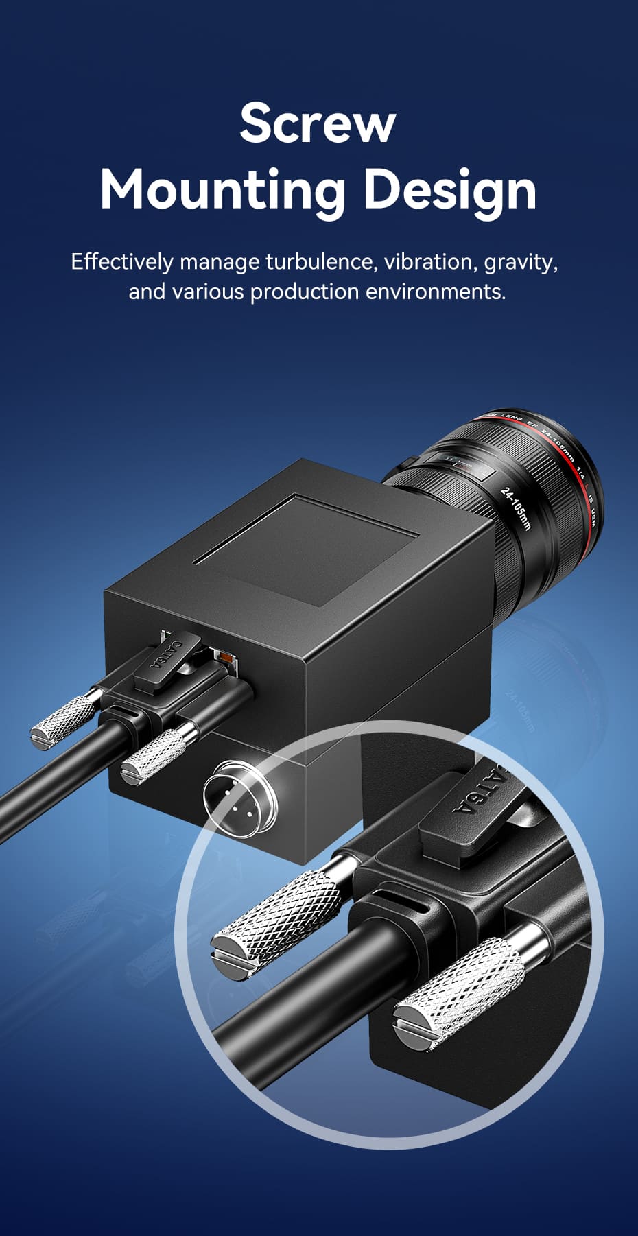 Ultra-Flexible Cat6A SFTP Industrial Camera Ethernet Patch Cable
