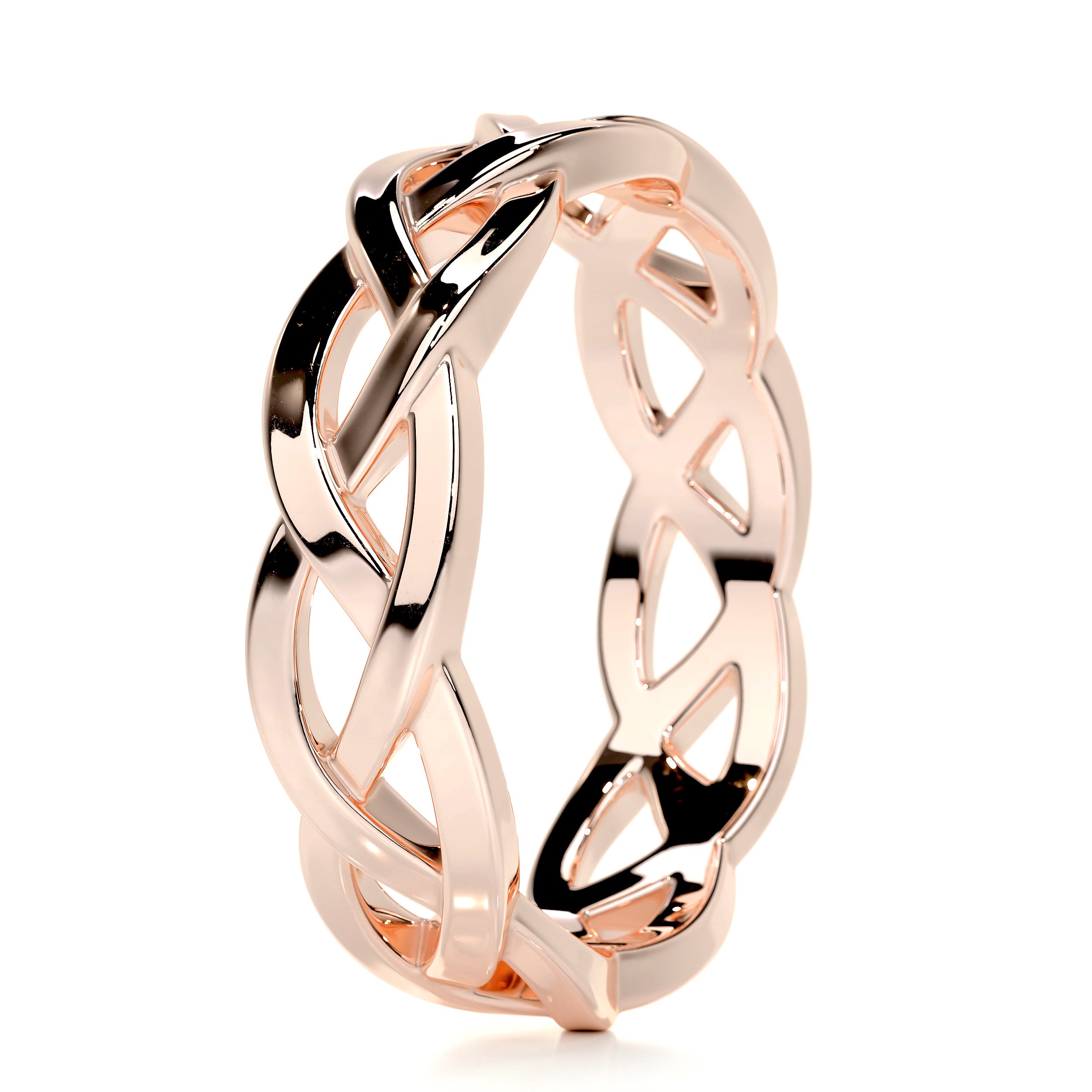 Gerard Men's Wedding Band -14K Rose Gold、mySite、hinf8tx79