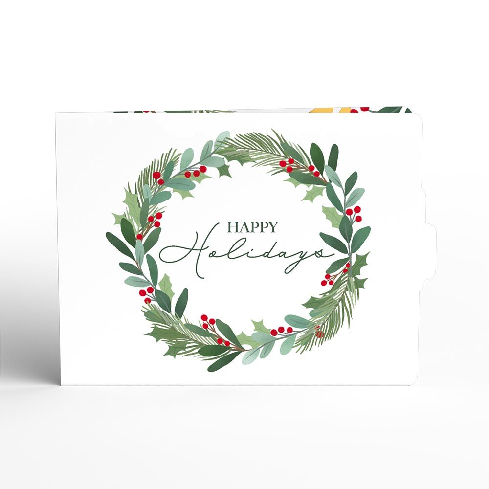 Happy Holidays Gift Card Holders 6-Pack、mySite、solidvoid