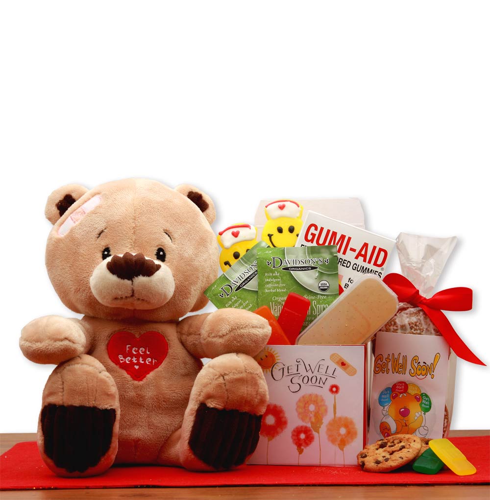 Get Well Soon Teddy Bear Gift Set、mySite、camillekostekn