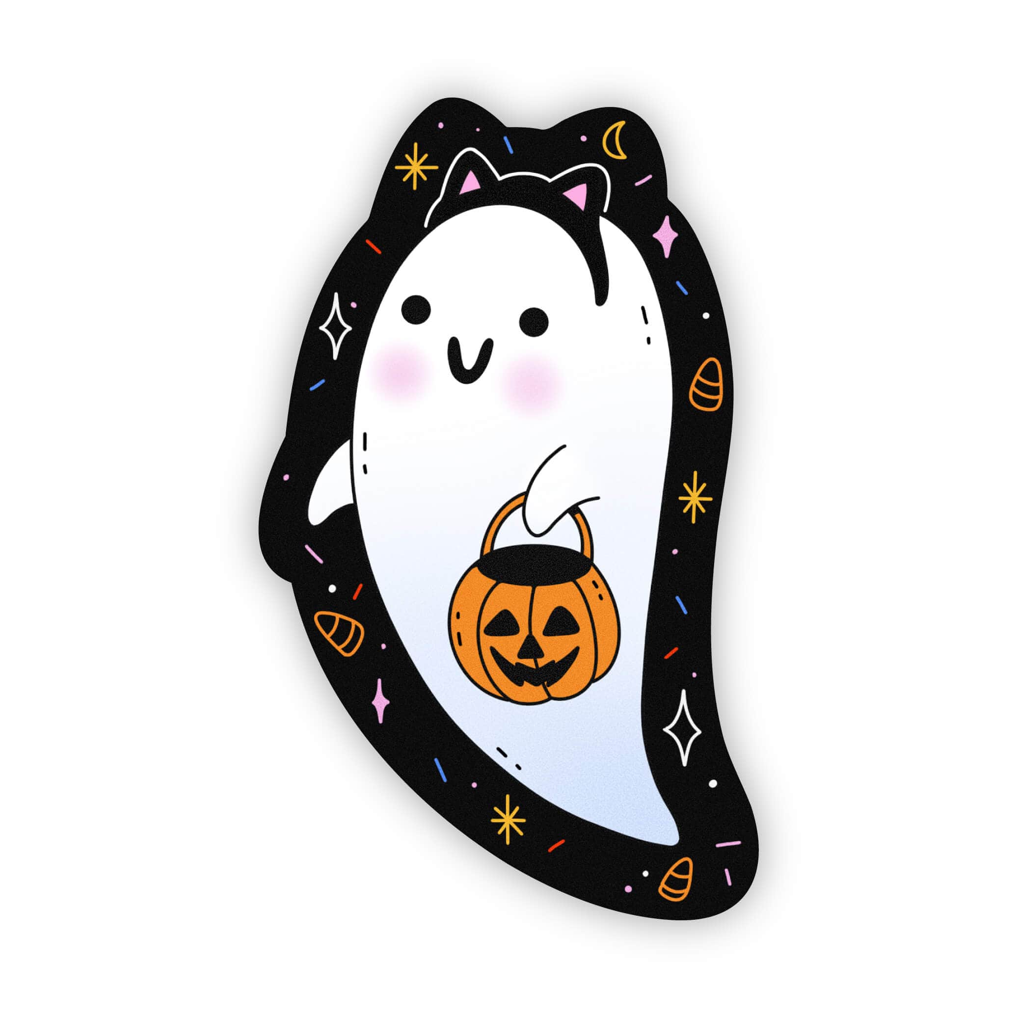  Ghost Kitty Sticker、mySite、elrpsem3k