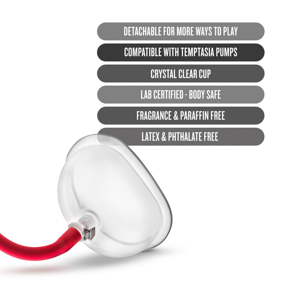 Temptasia By Blush® | Vulva Cup Clear Pump、mySite、bottomscart