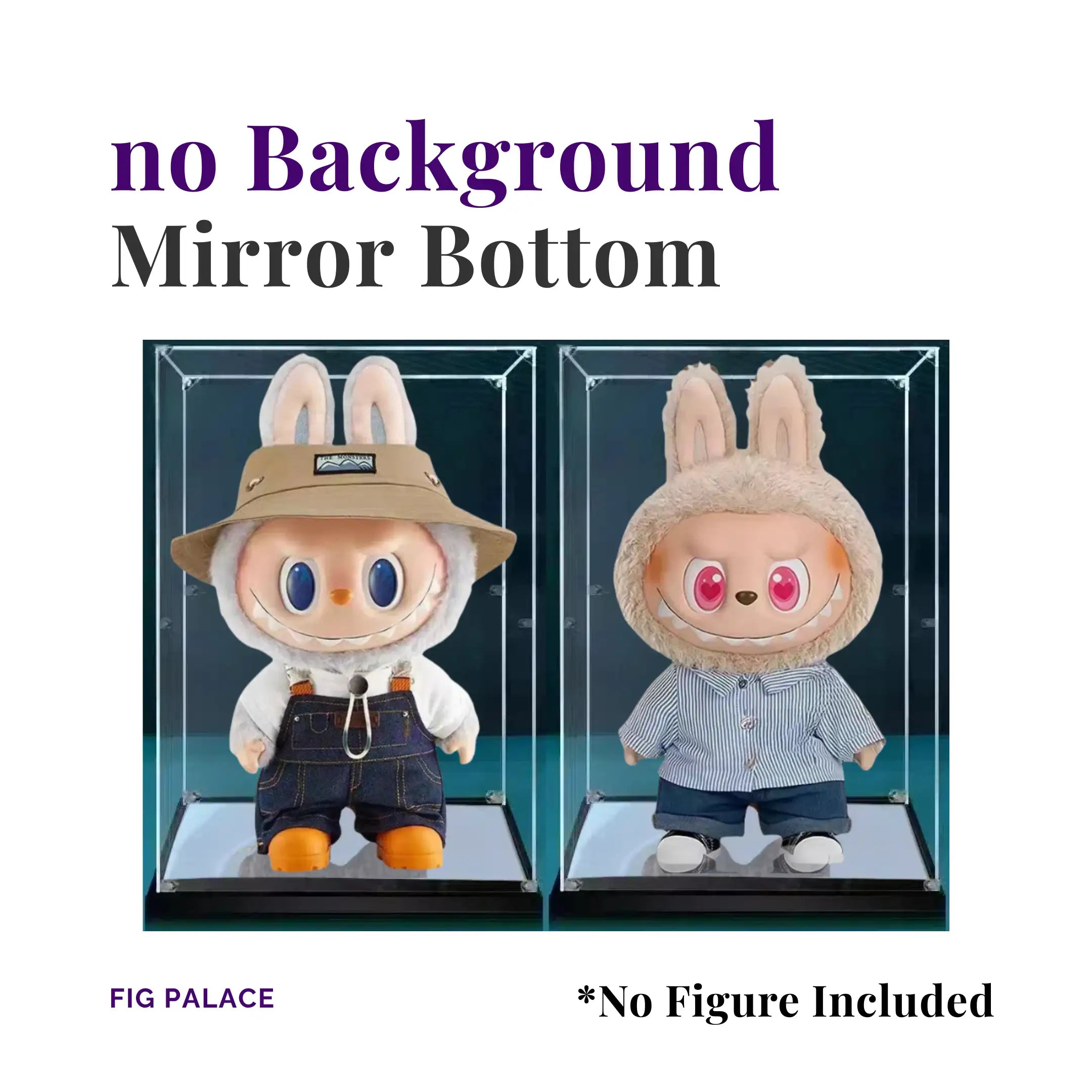  Labubu Display Case, Perfect for Big Labubu Vinyl Face Plush Dolls (Flip with Me, Fall in Wild)、mySite、greenlandpopulation