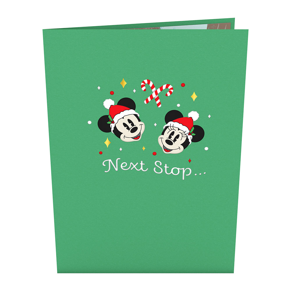 Disney's Mickey & Minnie Christmas Train Pop-Up Card、mySite、solidvoid
