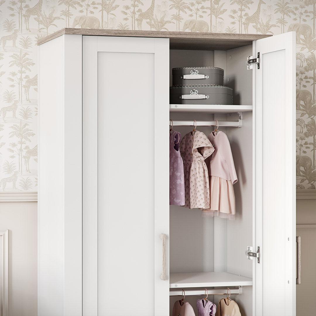  Silver Cross Valencia Wardrobe - Ash White、mySite、merchandisen