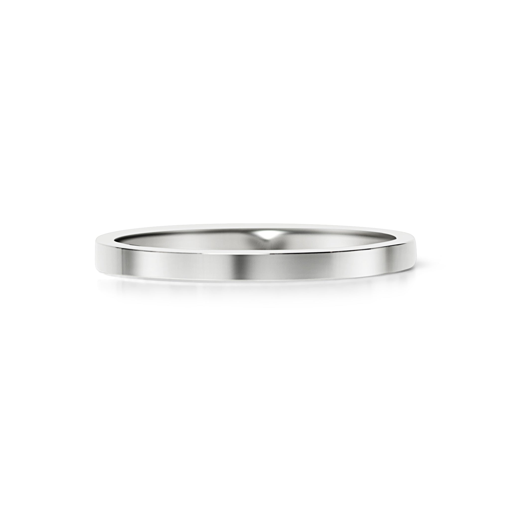 Stainless Steel Polished Flat Blank Ring / CFR7021、mySite、dreamappss