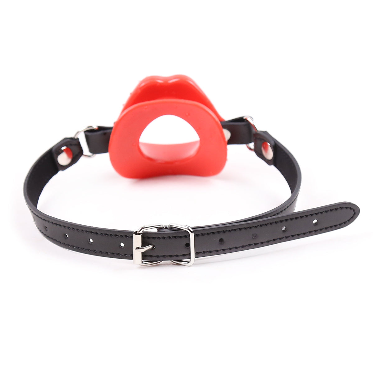 Kink Deep Throat Red Lips Shape Open Mouth | PU Leather | Adjustable、mySite、bottomscart