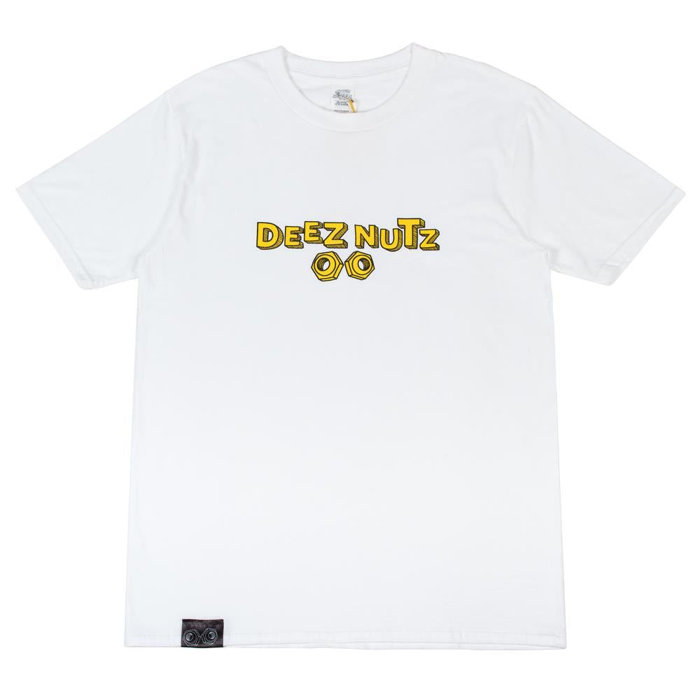 DeezNutz Logo T-Shirt - White、mySite、merchandisen