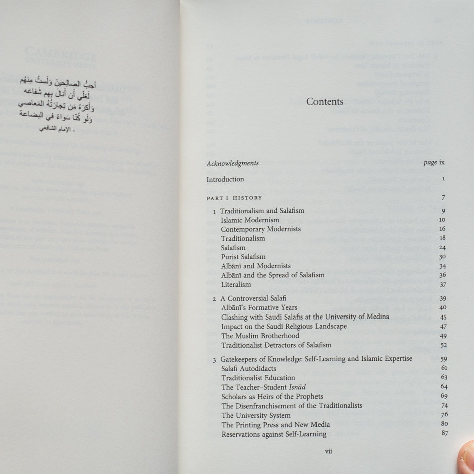 Salafism and Traditionalism: Scholarly Authority in Modern Islam、mySite、topwebapps