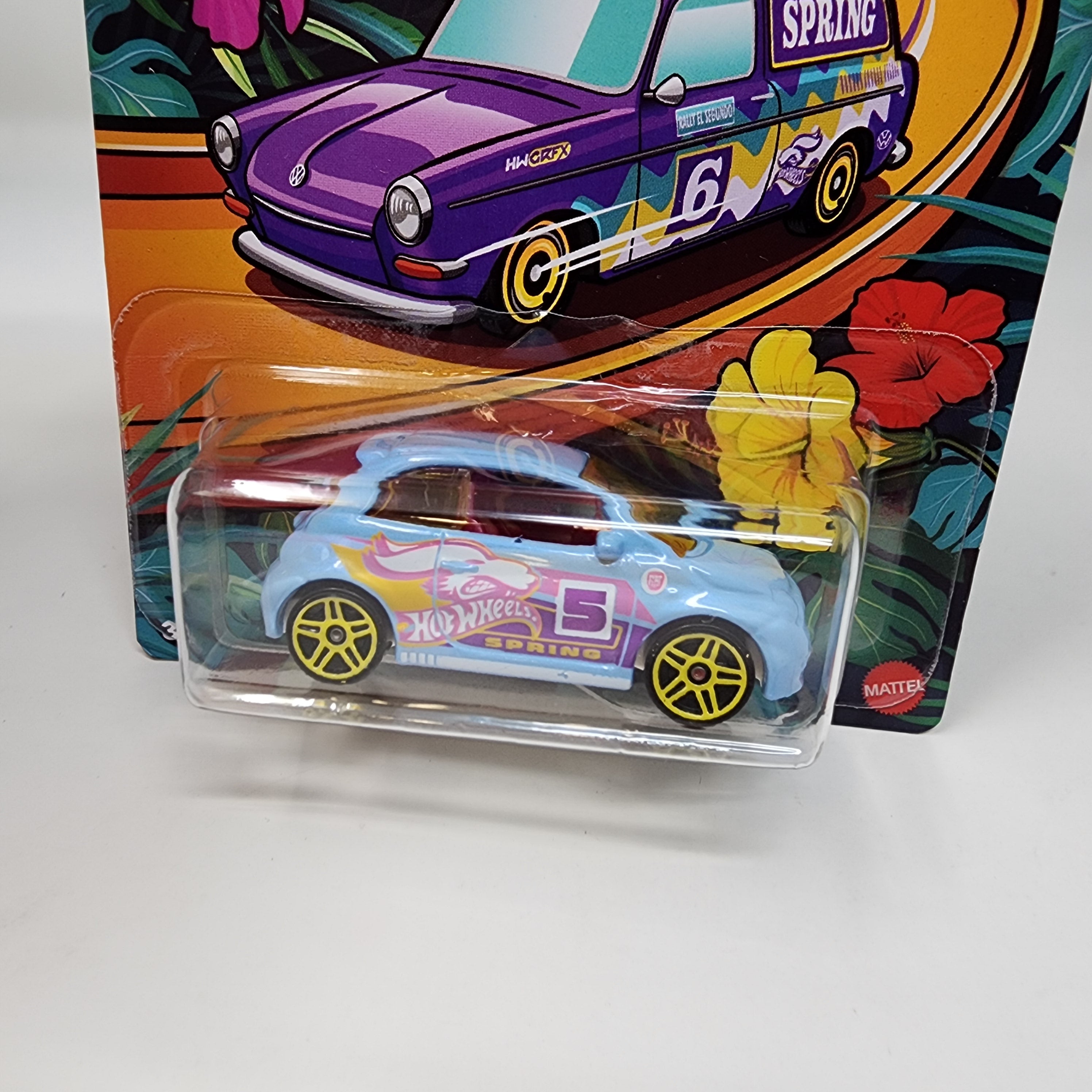 Fiat 500 * Blue * Hot Wheels Easter Series、mySite、hgirdovlk