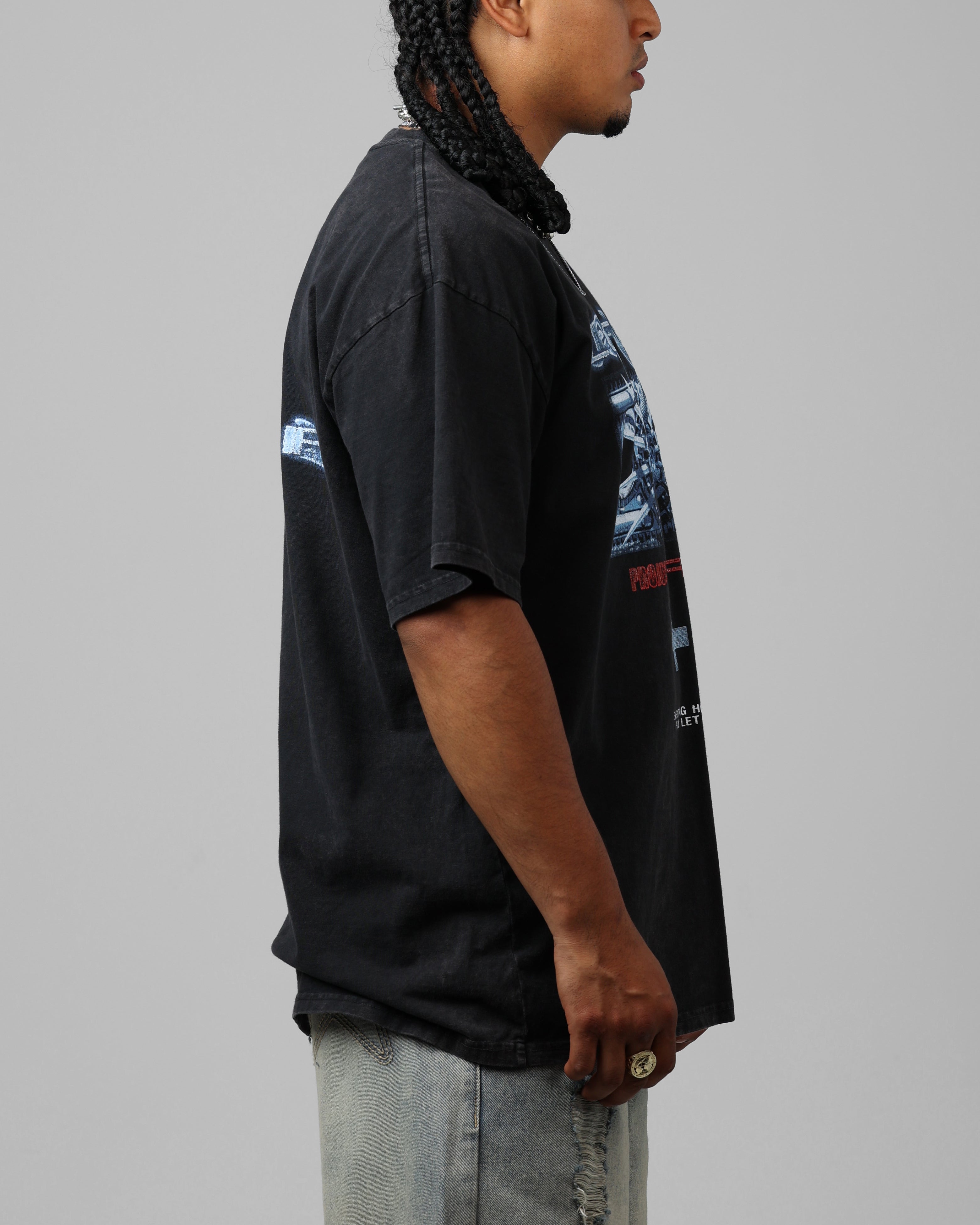 Loiter Void Vintage T-Shirt Black Wash、mySite、zt4zffjzw