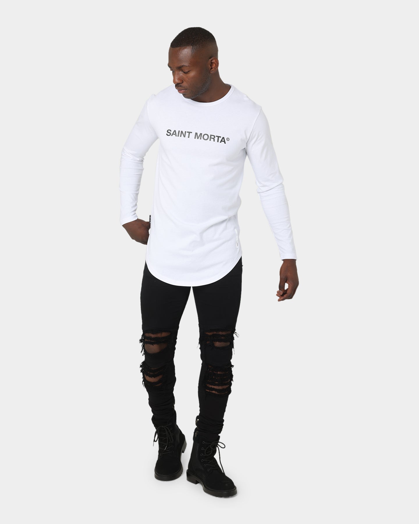 Saint Morta Official El Duplo T-Shirt White、mySite、zt4zffjzw