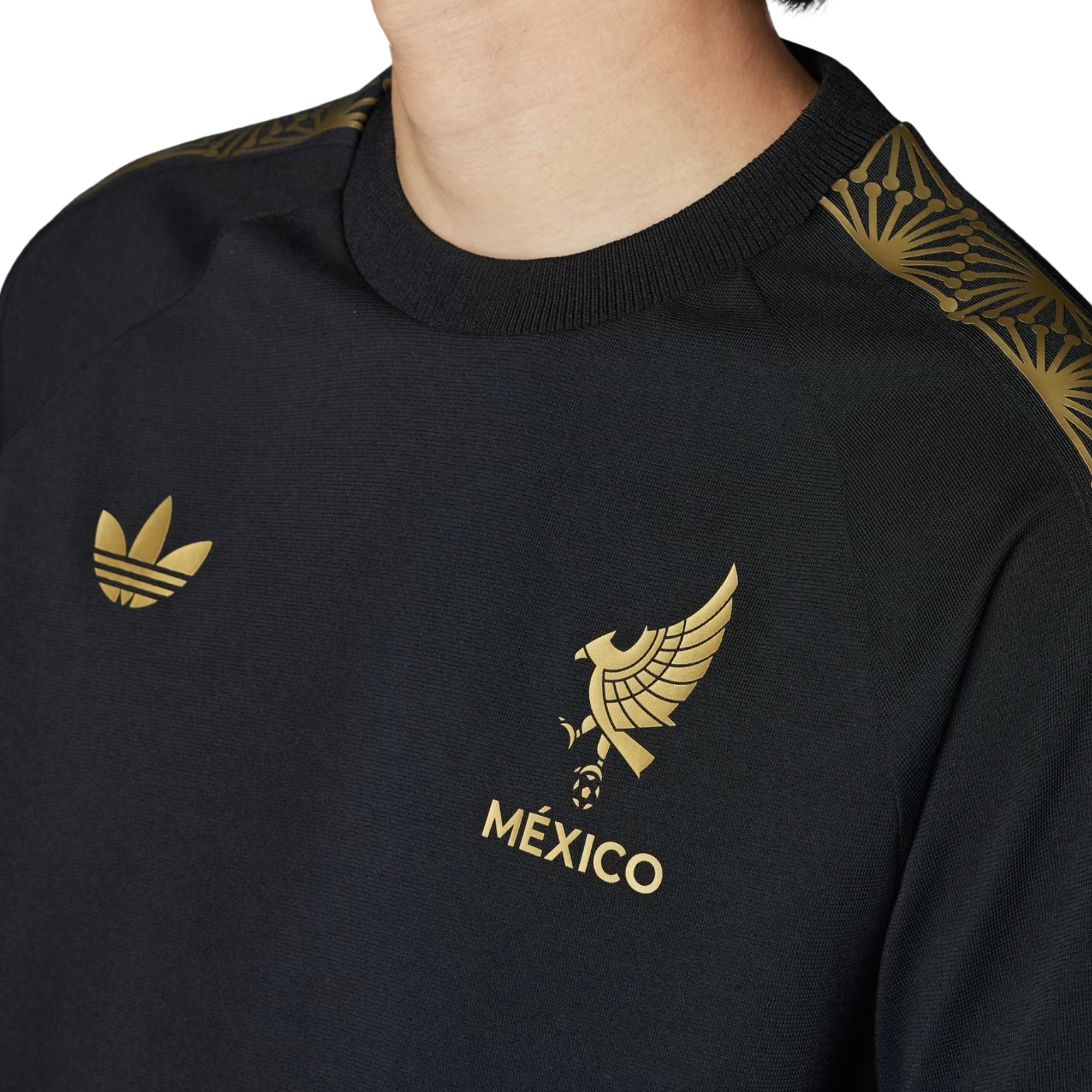 adidas Men's Mexico Gold 2025/26 Tee Black/Gold、mySite、bottomscart