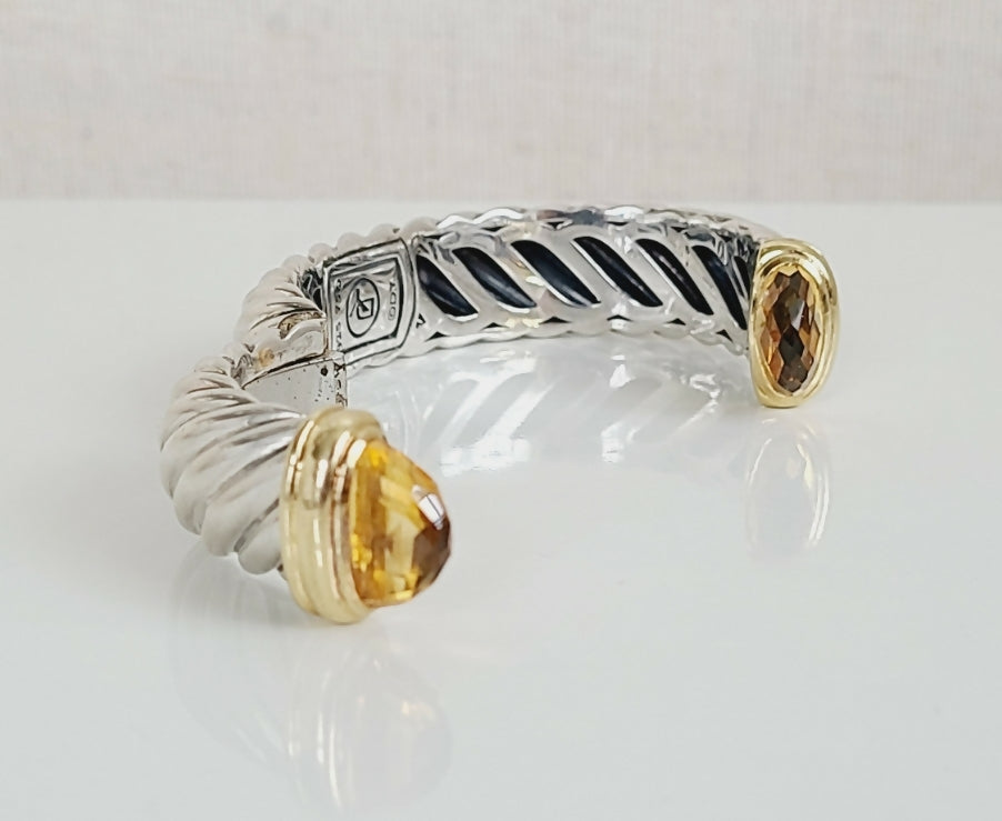 David Yurman Waverly Bracelet 15mm Citrine & 18K Gold、mySite、hinf8tx79