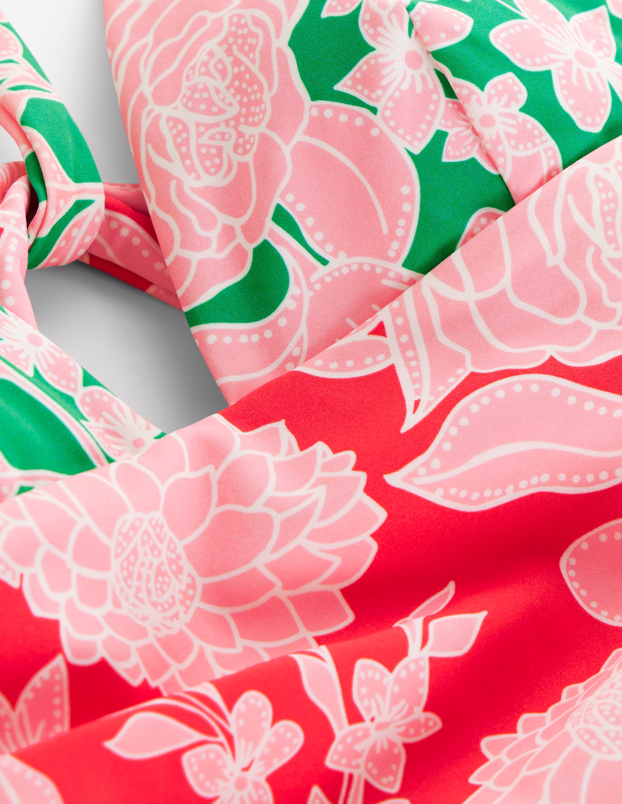  Mykonos Deep V Swimsuit-Multi, Blossom Cascade、mySite、ashleygrahame