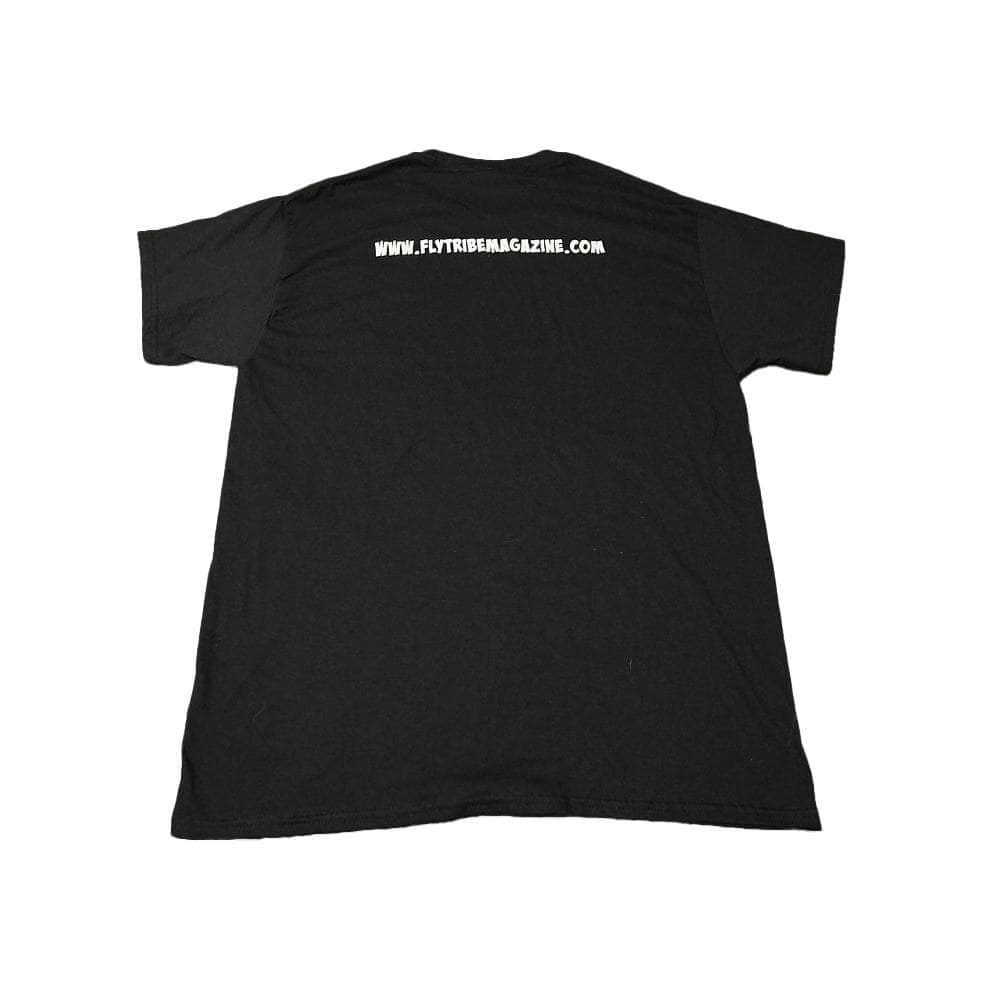  Fly Tribe Magazine MBPFP Logo T-Shirts - Black - Choose Your Size、mySite、merchandisen