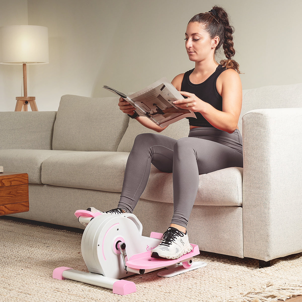  Pink Under Desk Exercise Elliptical Machine、mySite、ghnorth