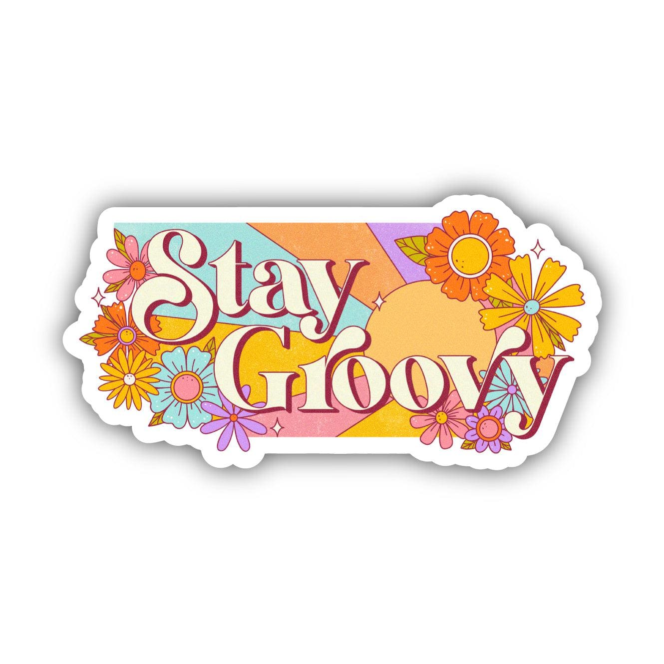  Stay Groovy Sticker、mySite、elrpsem3k
