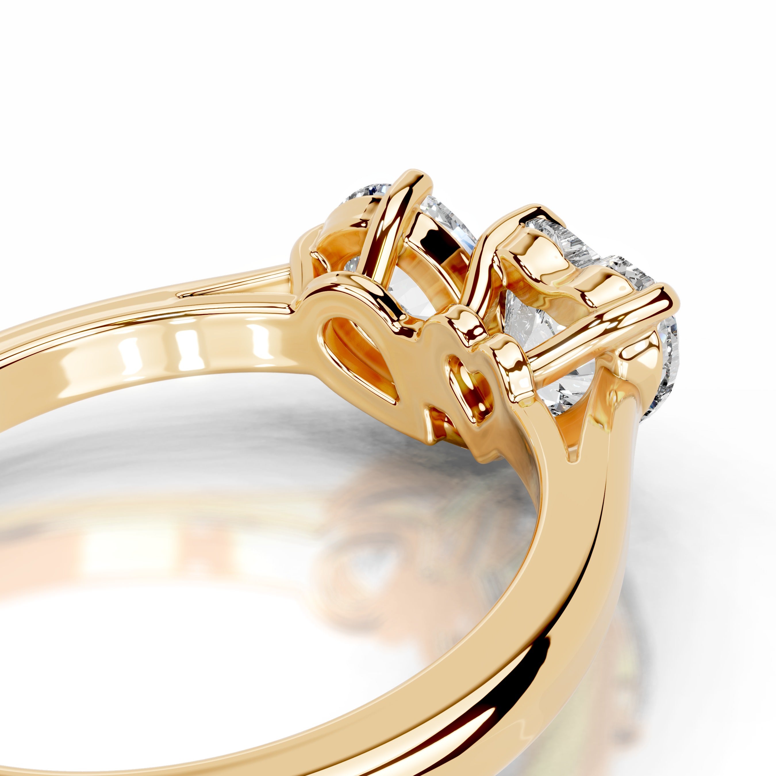 Shay Lab Grown Diamond Ring - 18K Yellow Gold、mySite、hinf8tx79