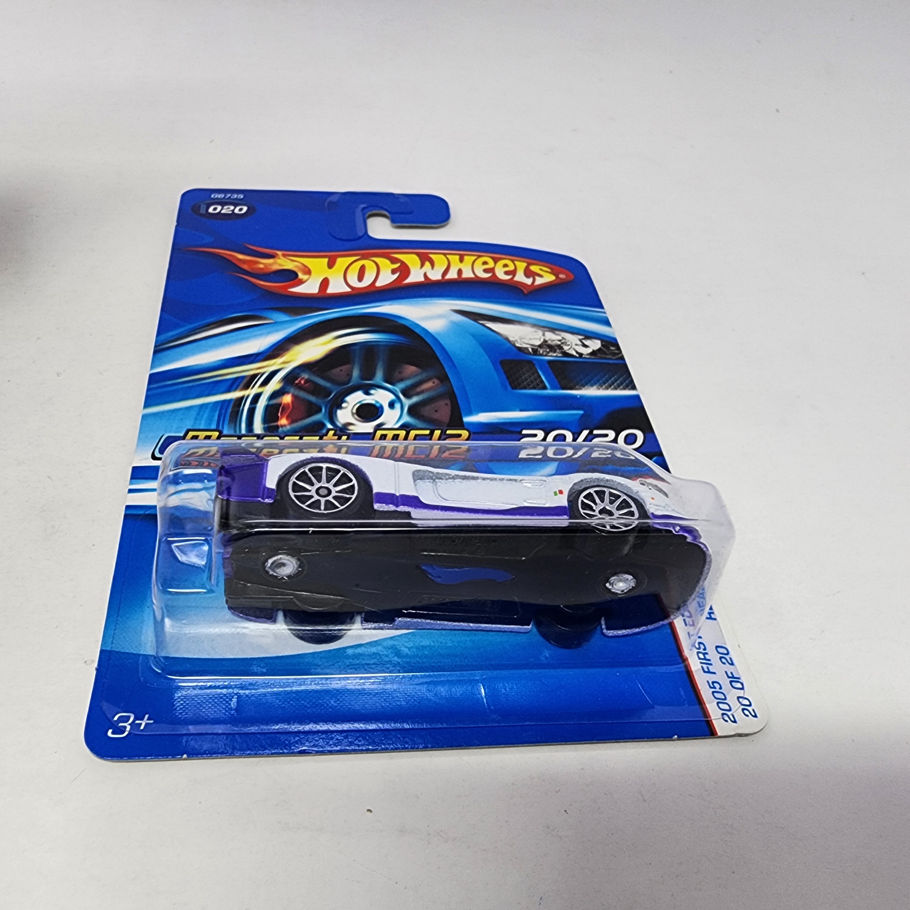 Maserati MC12 #20 * White w/ 10sp Rims * Hot Wheels 2005、mySite、hgirdovlk