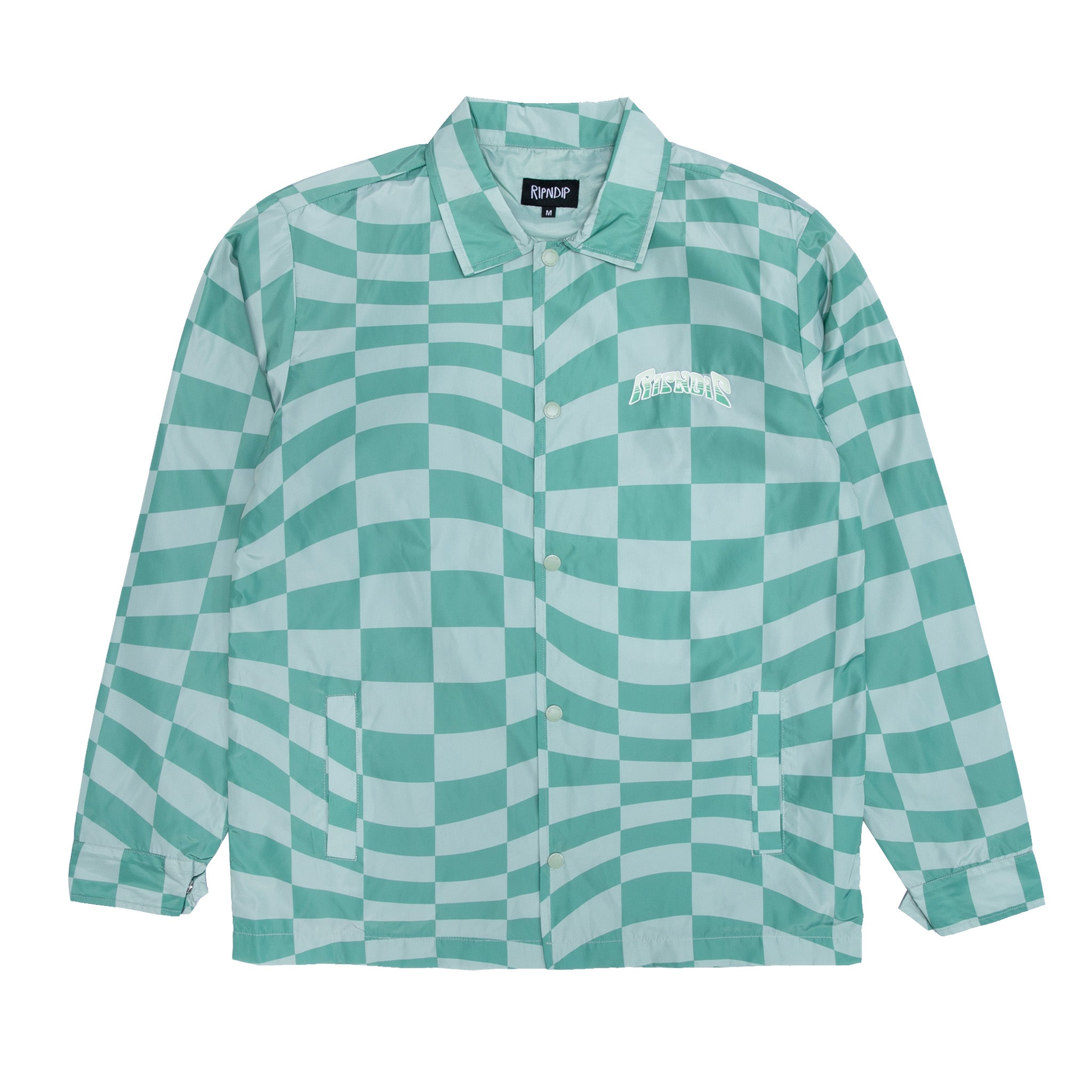  Checked Coaches Jacket (Military Green)、mySite、merchandisen