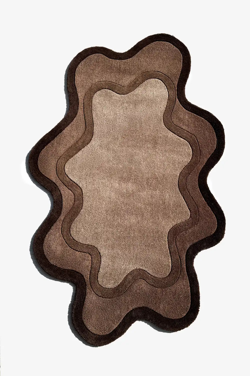 Puddle Organic Shaped Hand Tufted Wool Rug、mySite、gigharbornorthrealestate