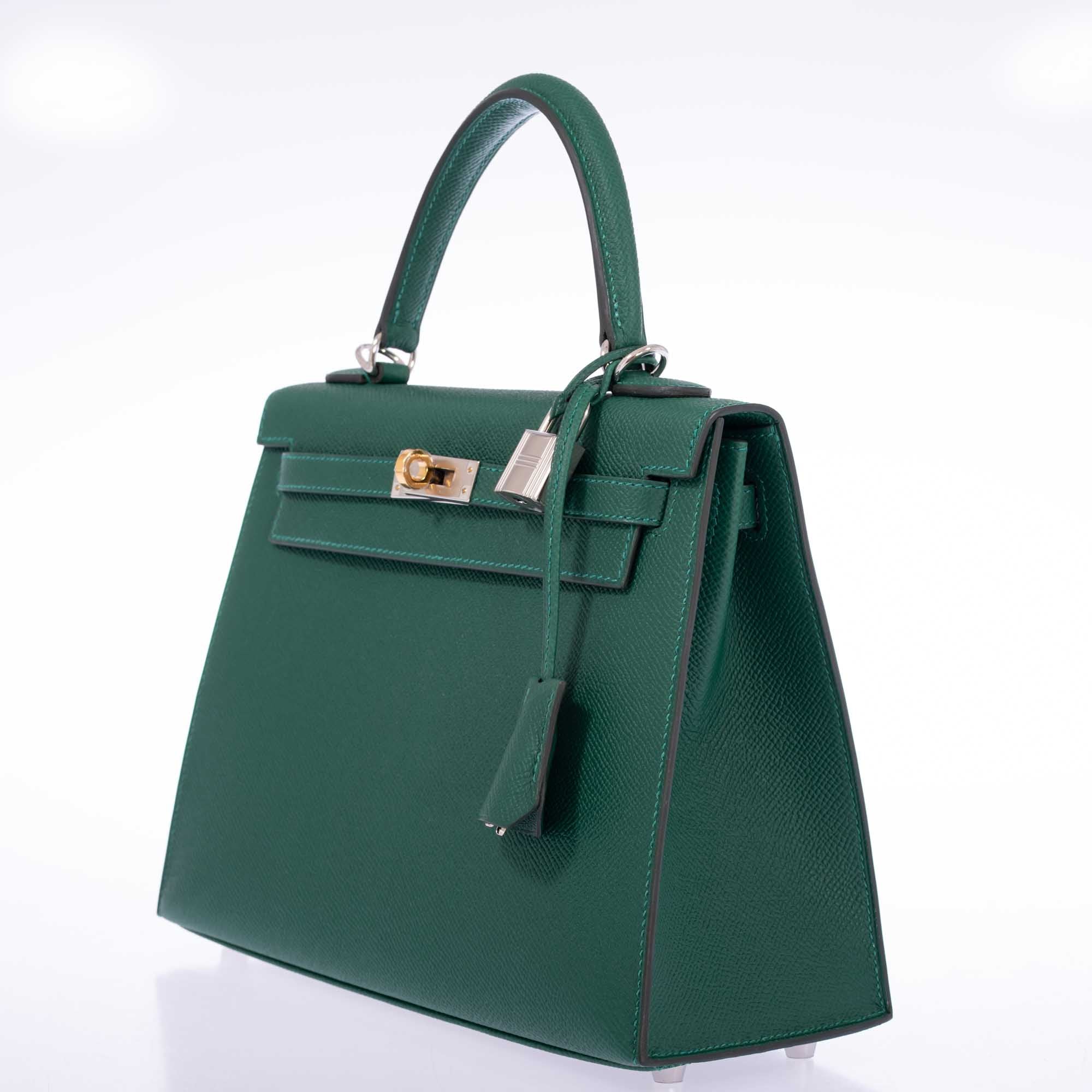 Hermès Kelly 25 Sellier Vert Moyen Epsom Electrum Hardware、mySite、garminoutage.com