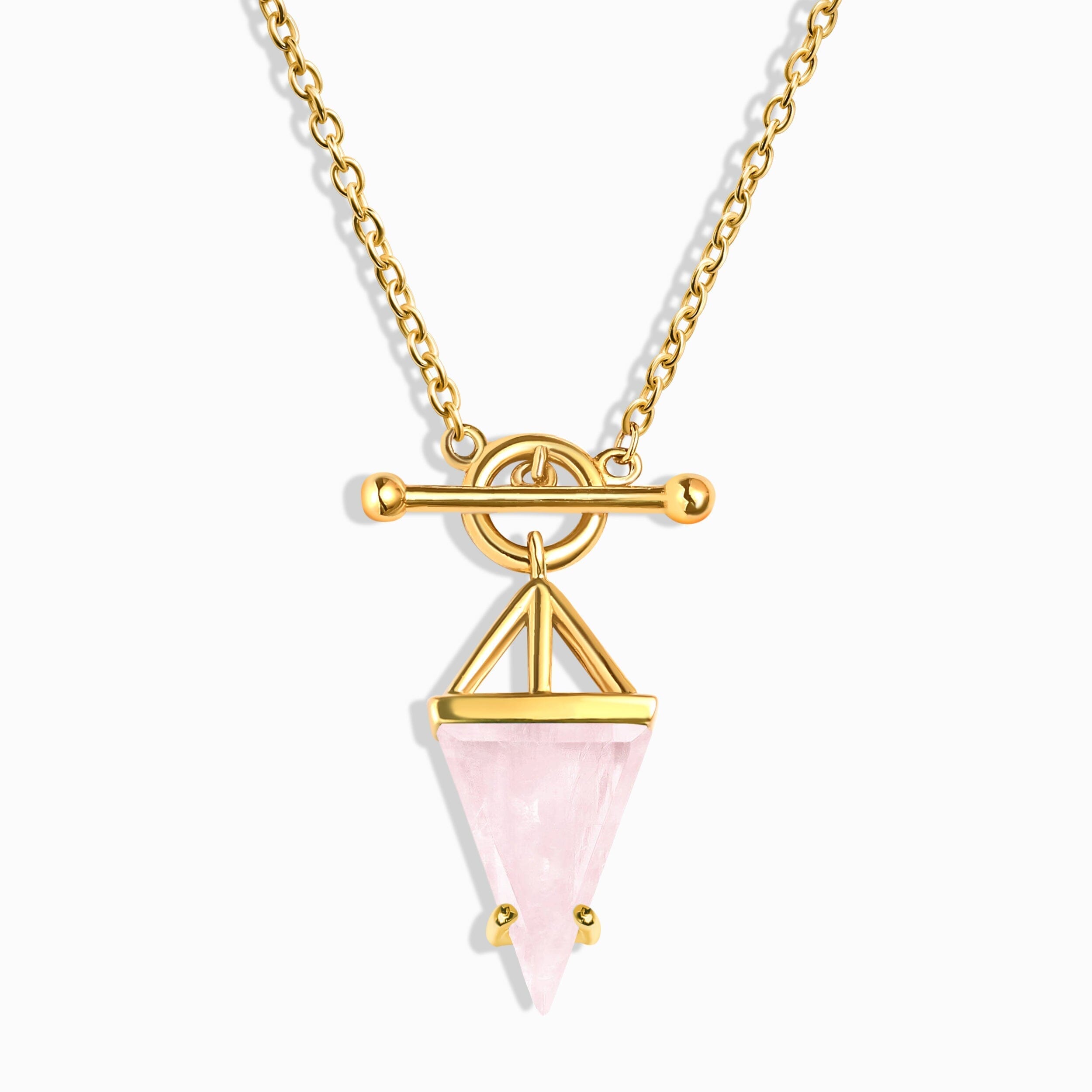 Rose Quartz Necklace - Heroine T-Lock Look、mySite、hinf8tx79