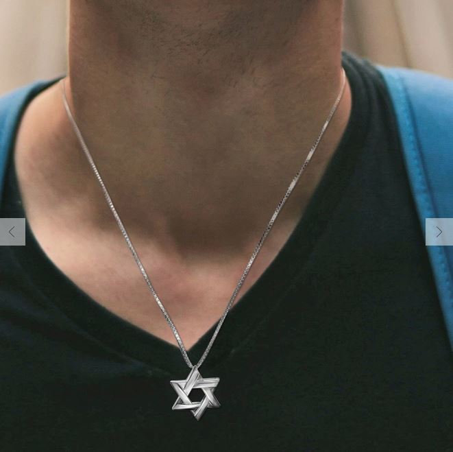  18 Lineal Star Of David Necklace、mySite、elrpsem3k