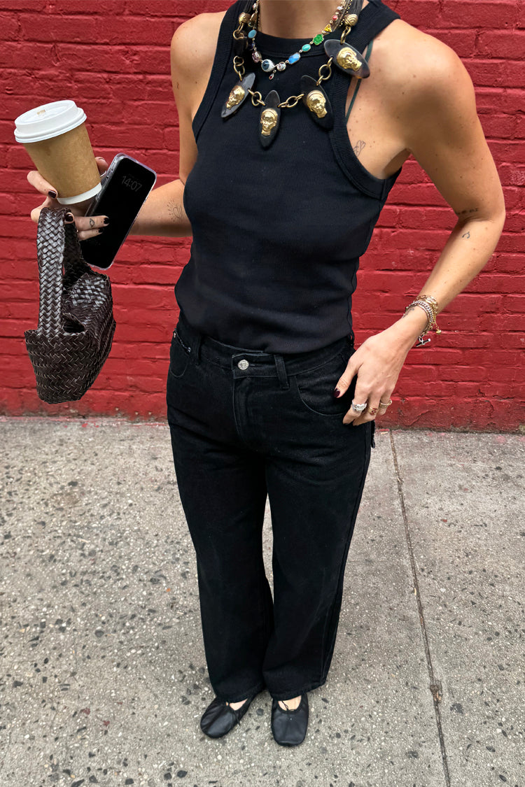 Black Scallop Detail Jeans、mySite、solidvoid