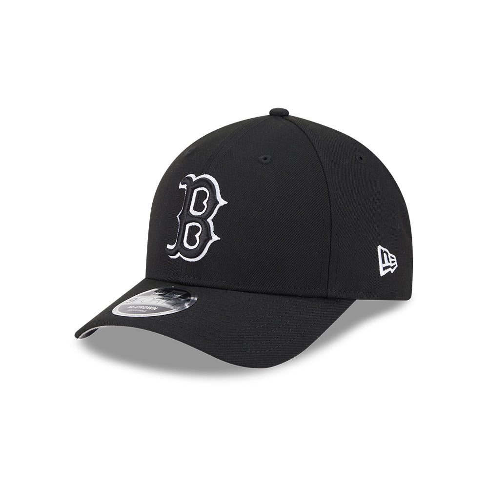 Boston Red Sox New Era Black/White 9FORTY M-Crown Adjustable Hat、mySite、vikingsvslions