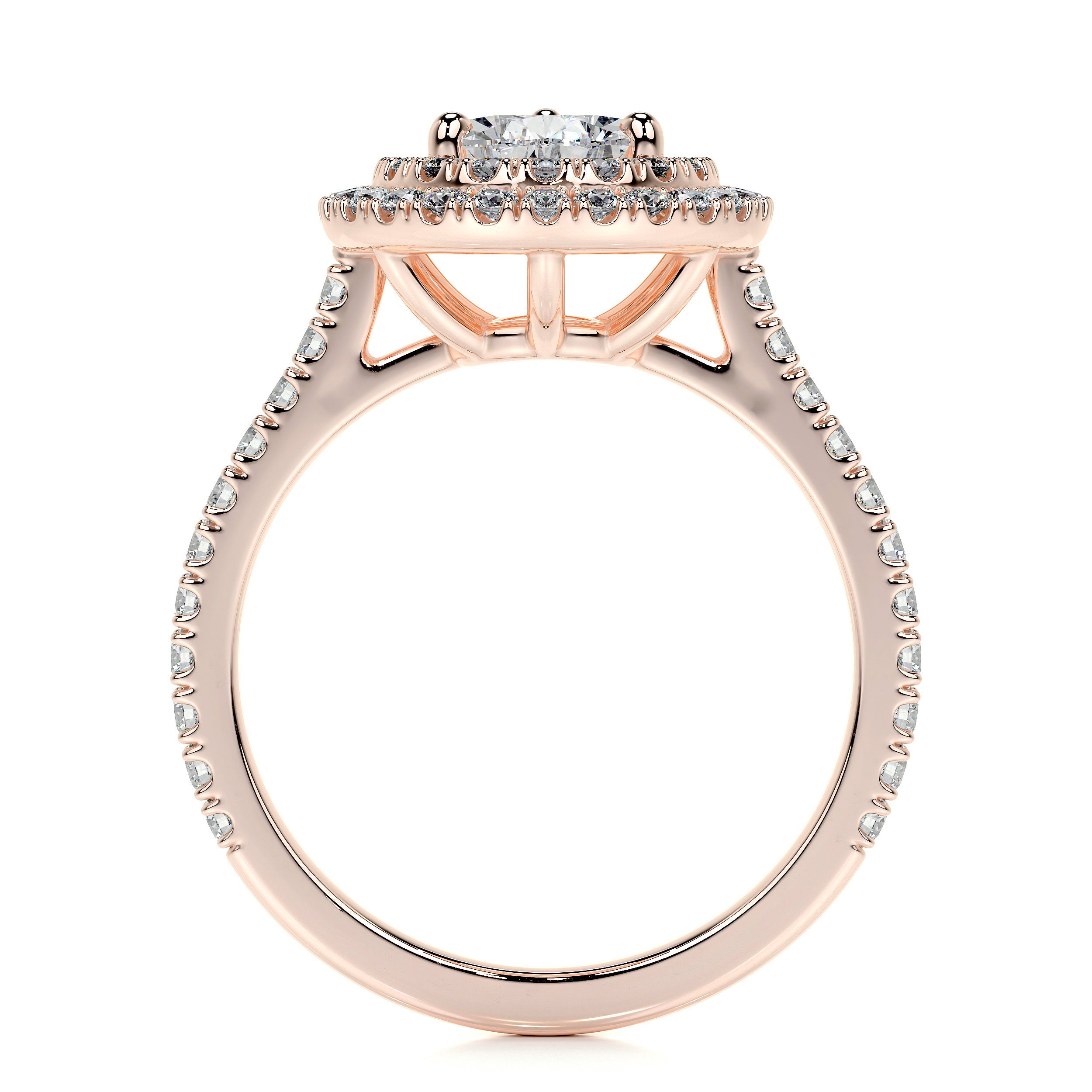 Gloria Lab Grown Diamond Ring -14K Rose Gold、mySite、hinf8tx79