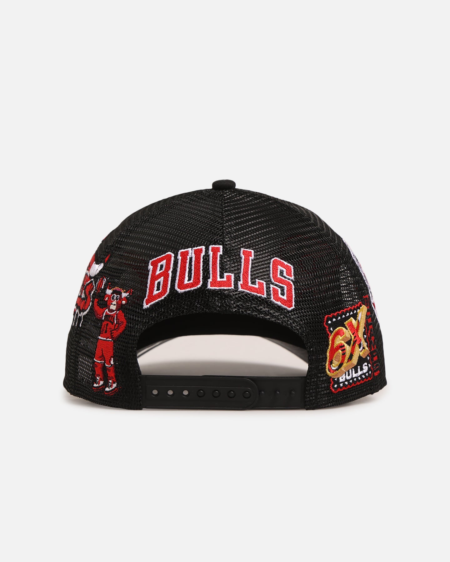 New Era Chicago Bulls 'Mesh Crown All Over Logos' 9FORTY A-Frame Snapback Official Team Colour、mySite、zt4zffjzw