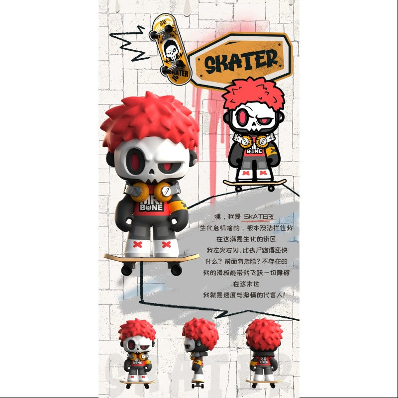  MR.BONE Junior 2.0 Zombies Block Series Skater、mySite、greenlandpopulation
