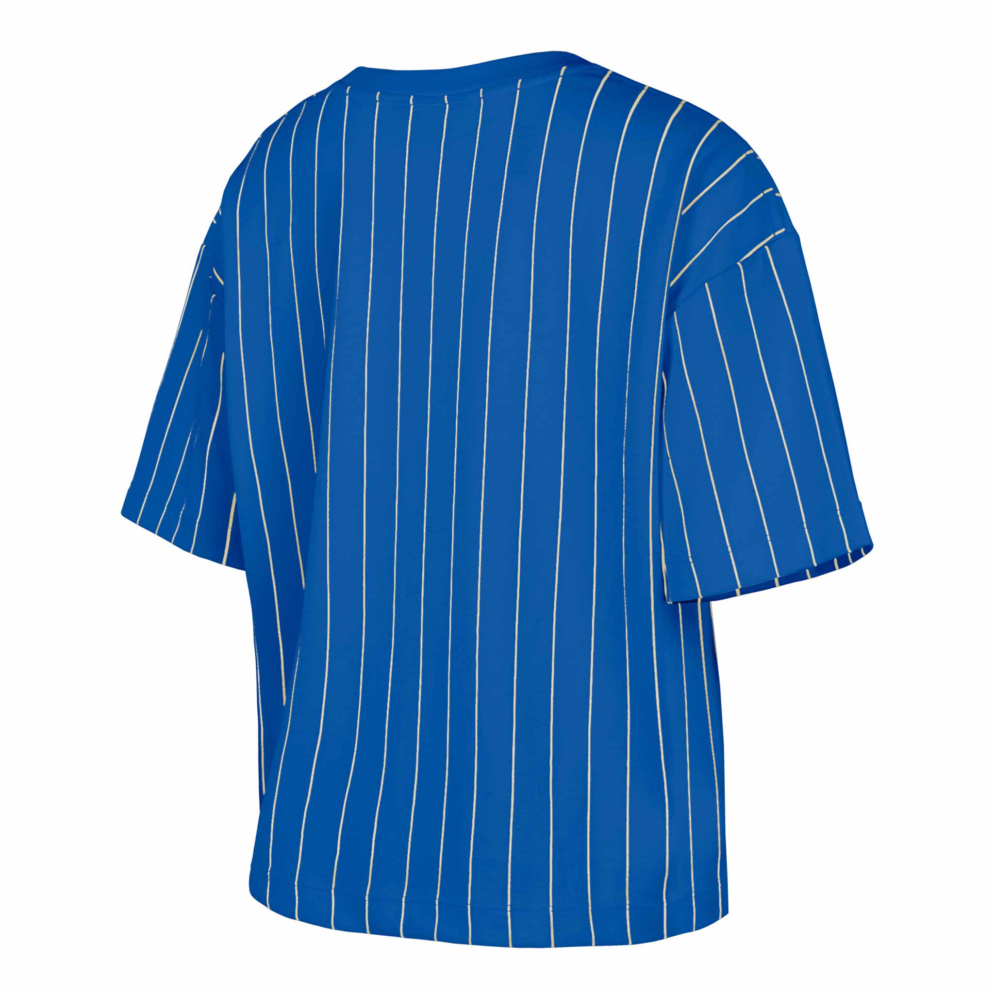 Chicago Cubs Women's New Era Pinstripe T Shirt、mySite、vikingsvslions
