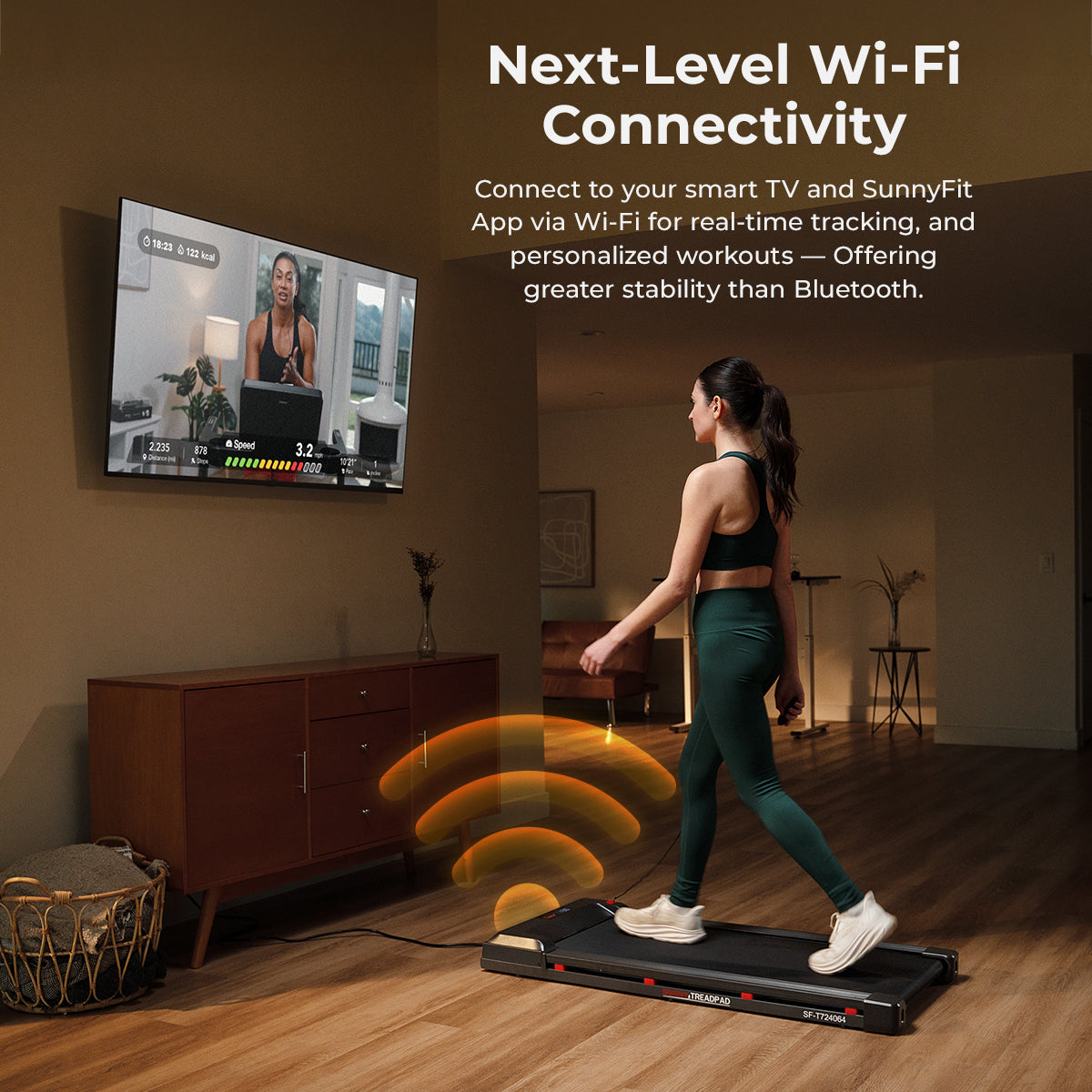  Treadpad 100 Smart Wi-Fi Connected Treadmill、mySite、ghnorth