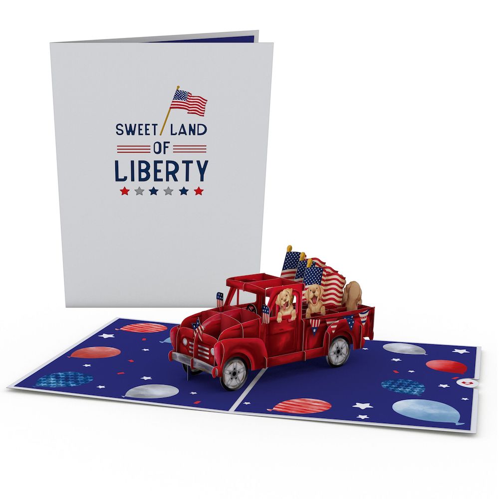 Americana Truck Pop-Up Card、mySite、solidvoid