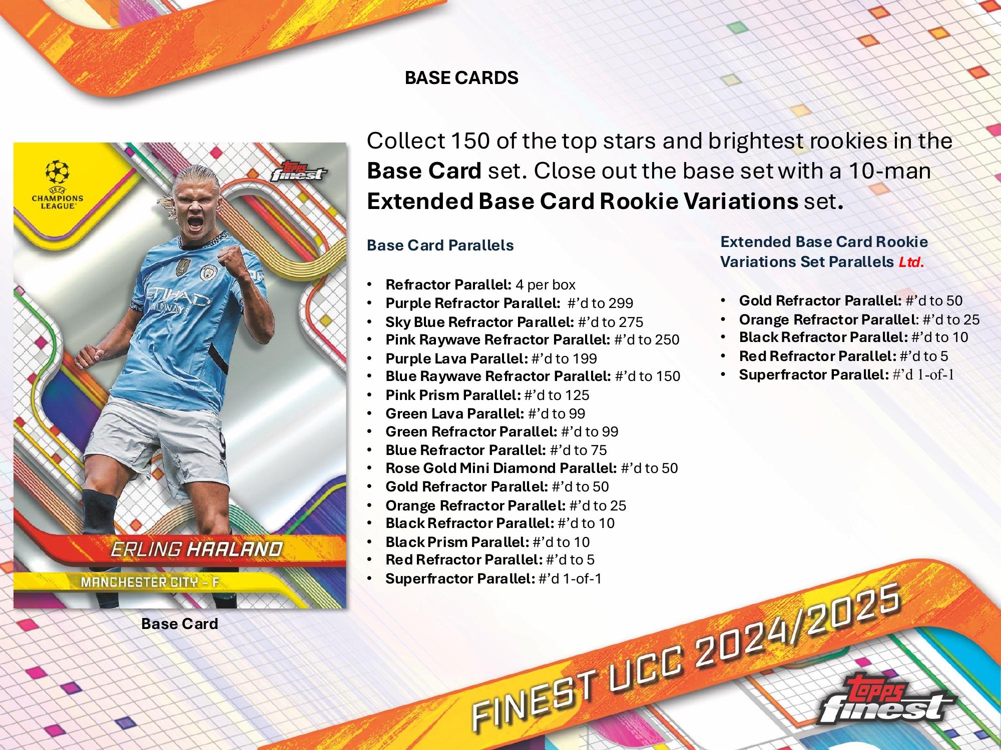 Topps Finest UEFA Club Competitions 2024/25 - Hobby Box、mySite、waistdrama